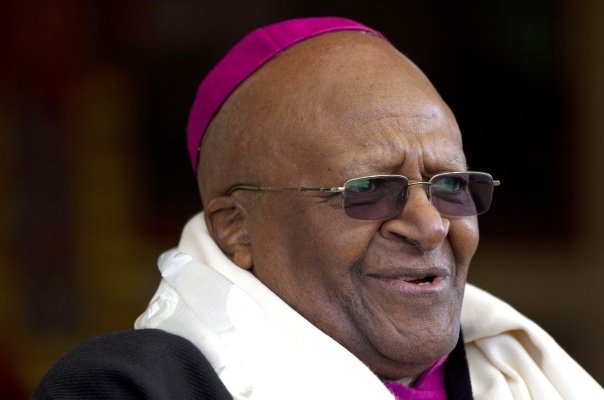 Nositel Nobelovy ceny za mír Desmond Tutu.