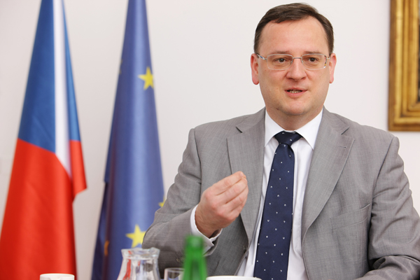 Petr Nečas: "Odmítám být v čele vlády, která je jenom proto, aby byla."