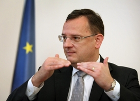 Premiér Petr Nečas.