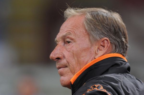 Trenér fotbalistů AS Řím Zdeněk Zeman. Trenér fotbalistů AS Řím Zdeněk Zeman.