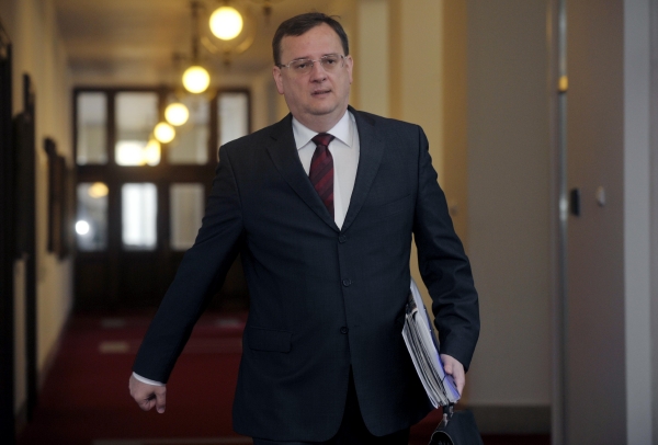 Premiér Petr Nečas.