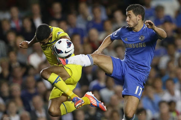 Fotbalista Eden Hazard v Chelsea zatím září. Fotbalista Eden Hazard v Chelsea zatím září.