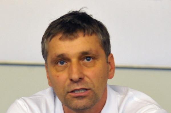 Trenér pražského Lva Josef Jandač.
