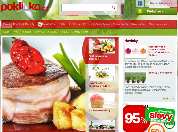 Nova spustila nový web o vaření Poklicka.cz