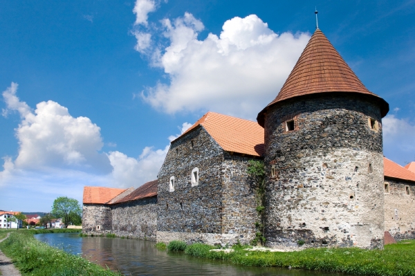 Vodní hrad Švihov. 