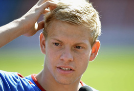 Matěj Vydra si odbyl reprezentační debut.