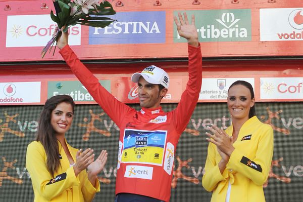 Španělský cyklista Alberto Contador.