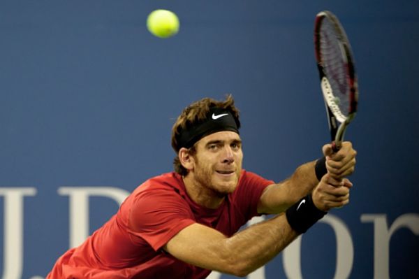 Argentinská tenisová jednička Juan Martín del Potro.