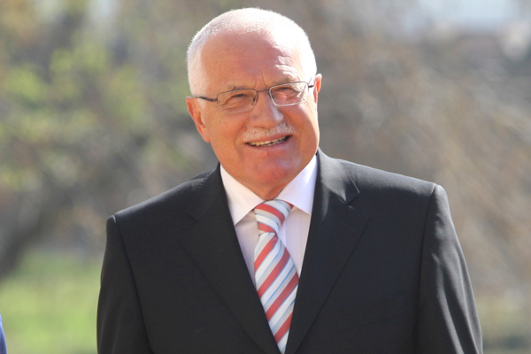Prezident Václav Klaus.