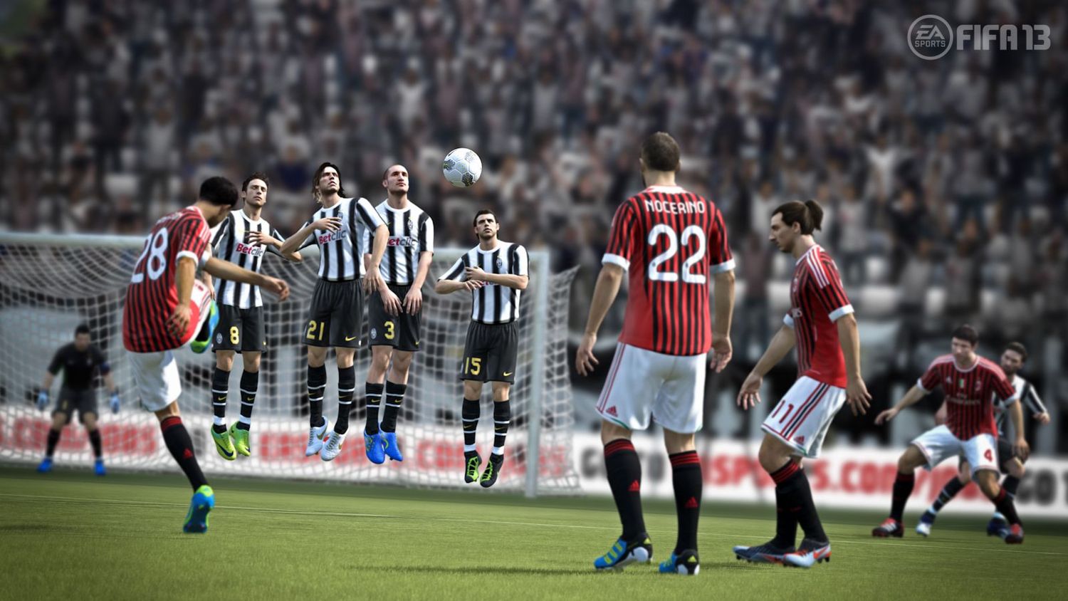 Oficiální screenshot z FIFA 13. Oficiální screenshot z FIFA 13.