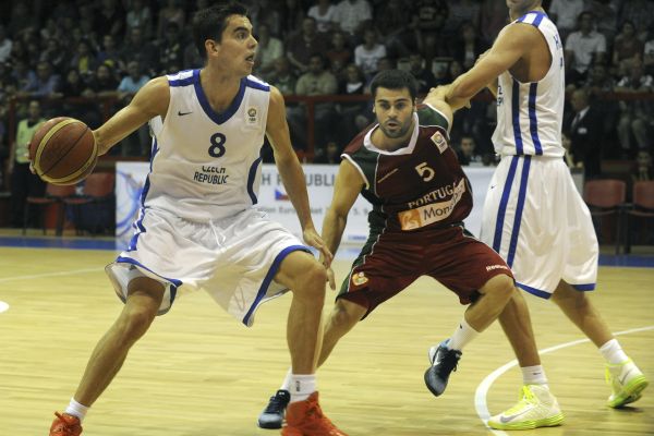 Čeští basketbalisté (ilustrační foto).