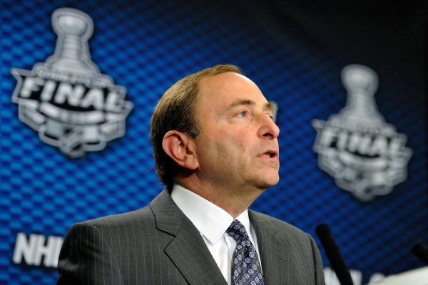 Komisionář NHL Gary Bettman.