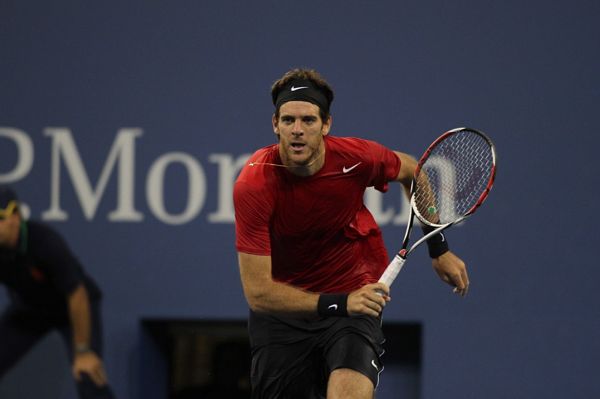 Argentinská tenisová jednička Juan Martin del Potro.