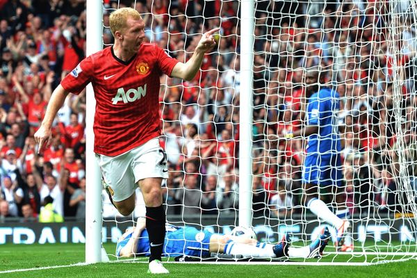 Paul Scholes z Manchesteru United.