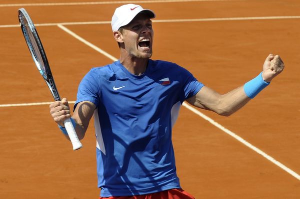 Šťastný Tomáš Berdych.