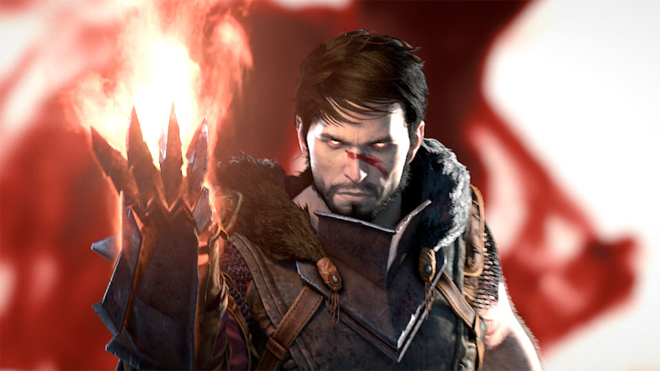 Obrázek hlavního hrdiny z Dragon Age 2.
