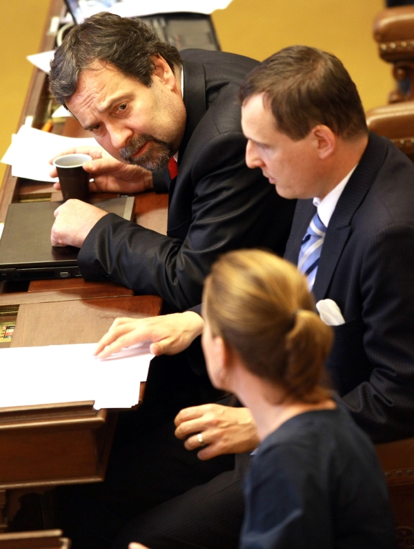 Radek John, předseda Věcí veřejných.