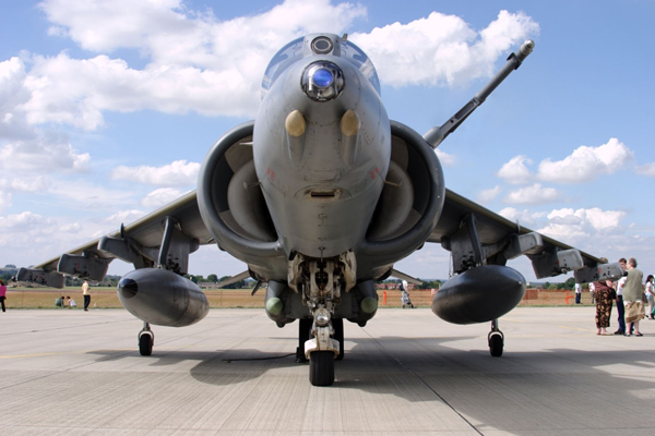 Letoun typu Harrier. 