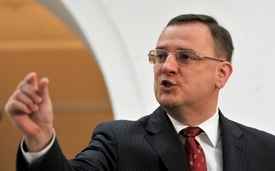 Premiér Petr Nečas.
