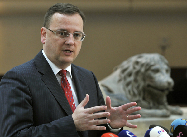 Premiér Petr Nečas (ODS). Premiér Petr Nečas (ODS).
