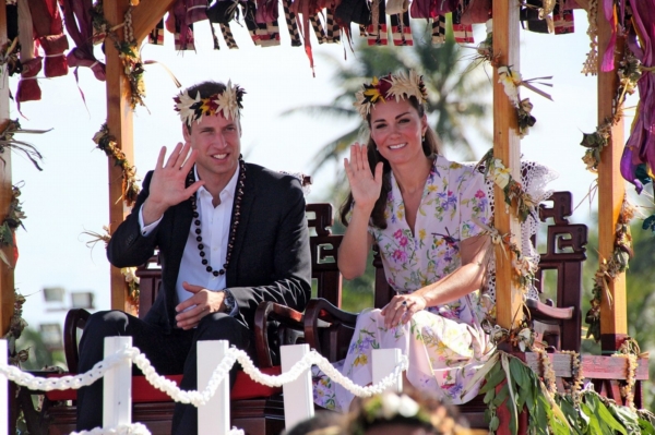 Princ William s manželkou Kate.