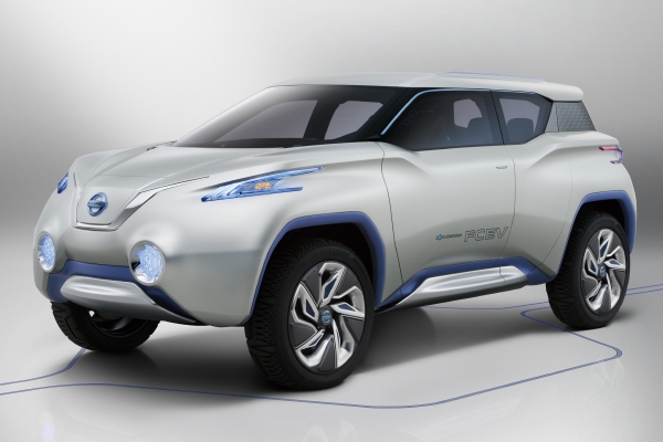 Futuristický vzhled konceptu SUV značky Nissan. Futuristický vzhled konceptu SUV značky Nissan.