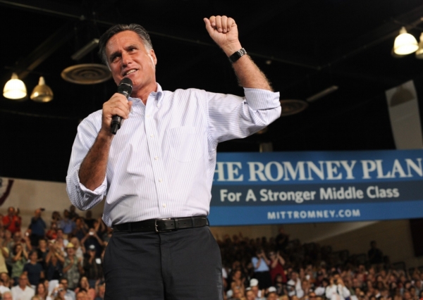 Kandidát na amerického prezidenta Mitt Romney. Kandidát na amerického prezidenta Mitt Romney.