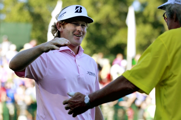 Americký golfista Brendt Snedeker.