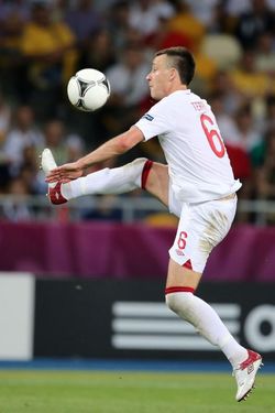 John Terry v dresu Anglie při neúspěšném čtvrtfinále Eura proti Itálii.