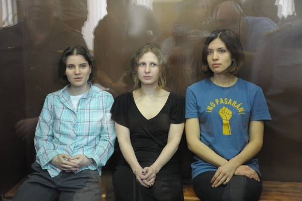 Členky skupiny Pussy Riot.