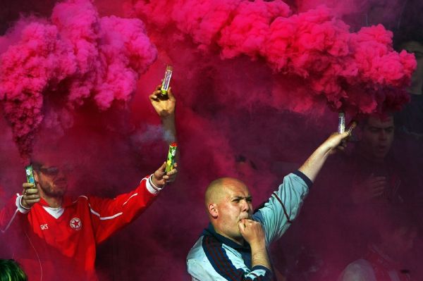 Fanoušci CSKA Sofia. Fanoušci CSKA Sofia.