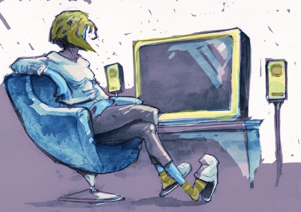 Nová televize nabídne například pořady o celebritách a o vaření (ilustrační kresba).