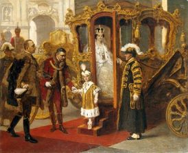 Ulrich Habsburg-Lothringen je (byl) synovec třetího stupně Otty von Habsurg. Na malbě jako chlapec roku 1916.