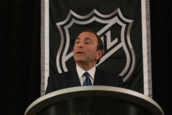 Komisionář NHL Gary Bettman.