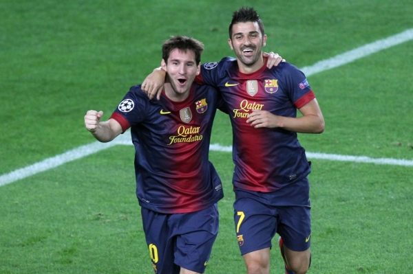 Lionel Messi (vlevo) i David Villa očekávají narození potomka. Lionel Messi (vlevo) i David Villa očekávají narození potomka.