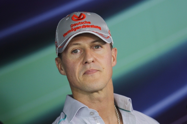 Legendární pilot formule 1 Michael Schumacher.
