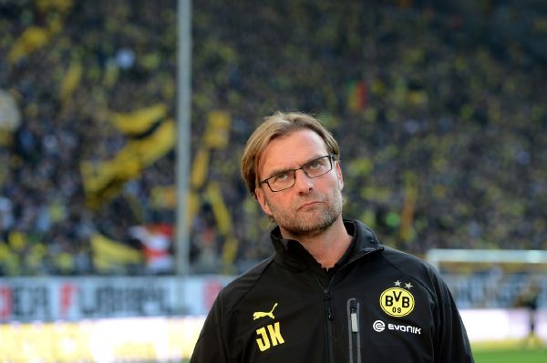 Dortmundský trenér Klopp. Dortmundský trenér Klopp.