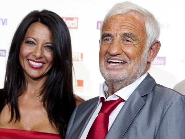 Jean-Paul Belmondo se svou belgickou přítelkyní Barbarou Gandolfiovou.