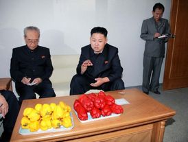 KLDR prý s Kim Čong-unem v čele míří energicky ke konečnému vítězství s optimismem stran budoucnosti.