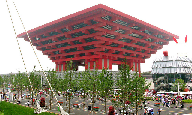 Z čínského pavilonu na Expo se stává ambiciózní galerie.