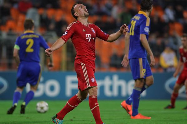 Rozhořčený Ribéry.