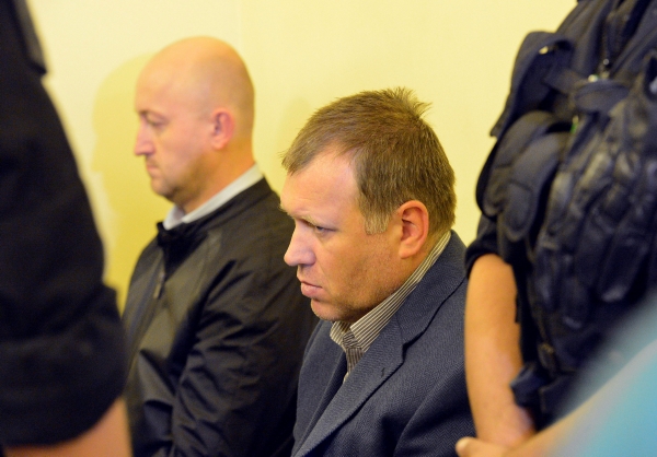 První náměstek ministra práce a sociálních věcí Vladimír Šiška 3. října dopoledne v chodbě Obvodního soudu pro Prahu 2. 
