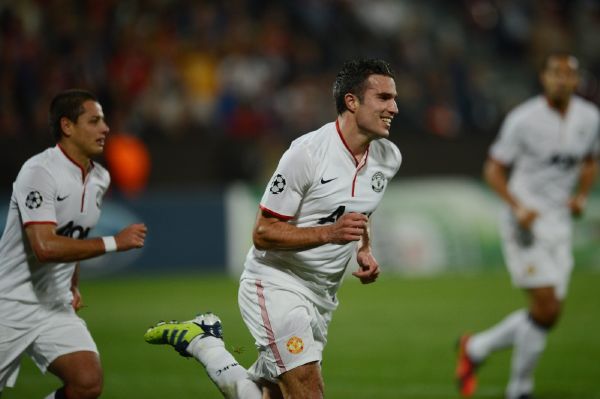 Robin Van Persie v Manchesteru září.