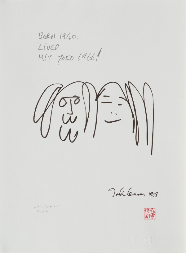 John a Yoko, z roku 1969.