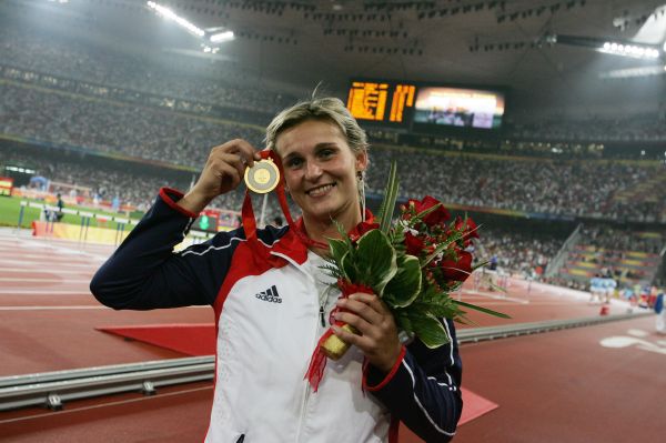 Špotáková na olympiádě. Špotáková na olympiádě.