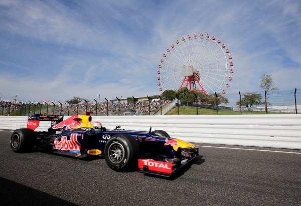 Sebastian Vettel z Red Bullu vyhrál kvalifikaci na Velkou cenu Japonska.