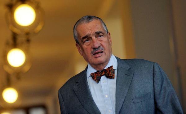 Karel Schwarzenberg, šéf TOP 09 a ministr zahraničních věcí.