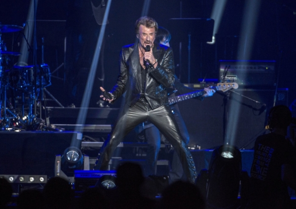 Francouzský rocker Johnny Hallyday.