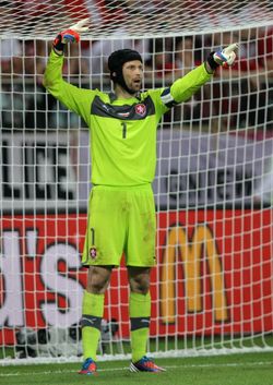 Gólman Petr Čech.