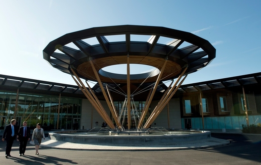 Hlavní vstup do tréninkového areálu St. George's Park.